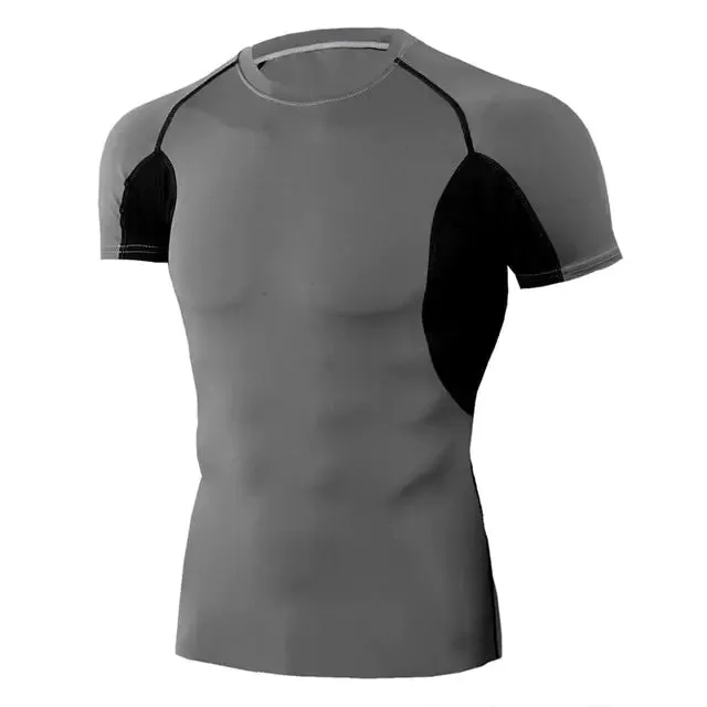 Quick-Dry Men's Running Shirt - Moisture-Wicking Athletic Wear for Triathletes