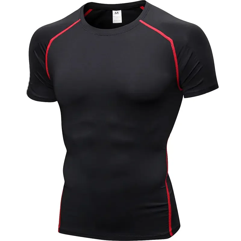 Quick-Dry Men's Running Shirt - Moisture-Wicking Athletic Wear for Triathletes