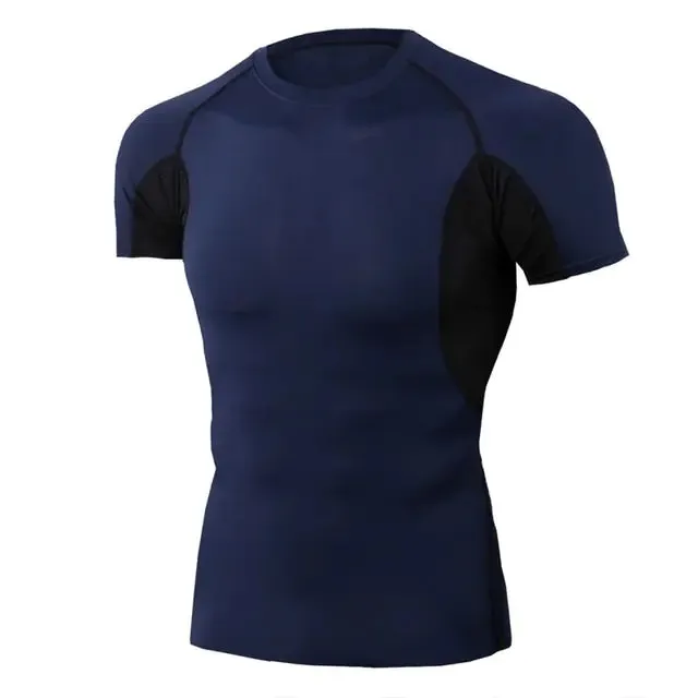 Quick-Dry Men's Running Shirt - Moisture-Wicking Athletic Wear for Triathletes