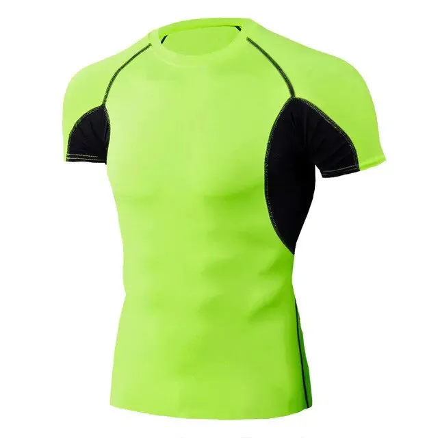 Quick-Dry Men's Running Shirt - Moisture-Wicking Athletic Wear for Triathletes