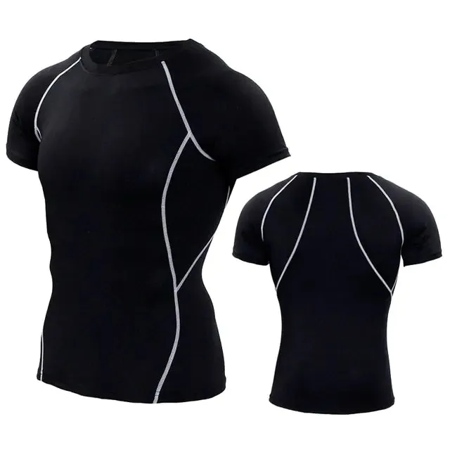 Quick-Dry Men's Running Shirt - Moisture-Wicking Athletic Wear for Triathletes