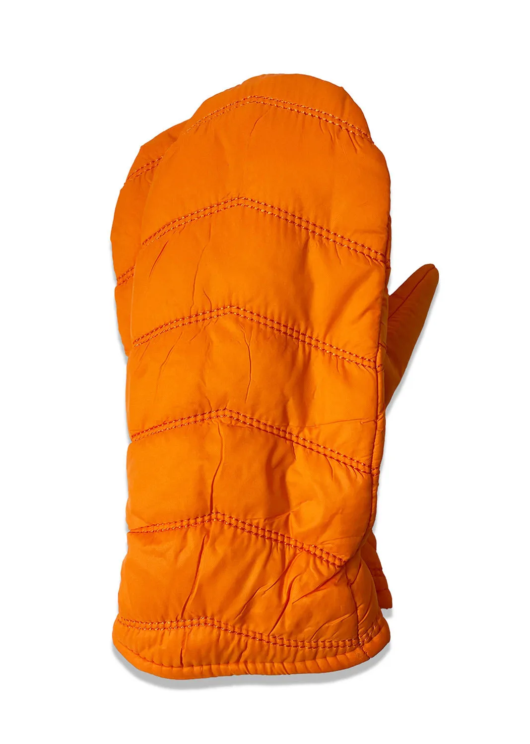 Quilted Faux Fur Lined  Mittens