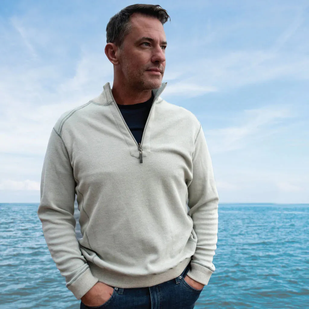 Riptide Quarter-Zip Reversible Sweater