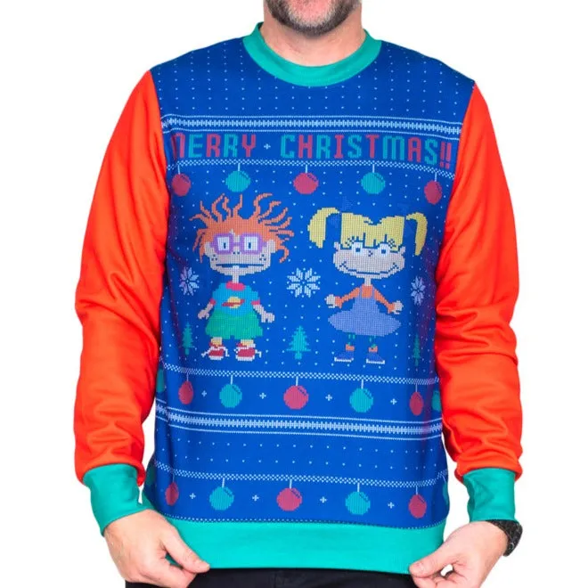 Rugrats Nickelodeon Funny Ugly Christmas Pullover - Adult Unisex