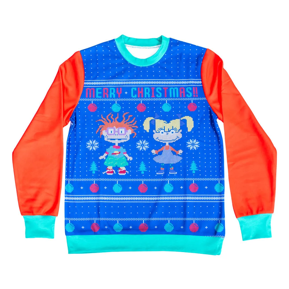 Rugrats Nickelodeon Funny Ugly Christmas Pullover - Adult Unisex