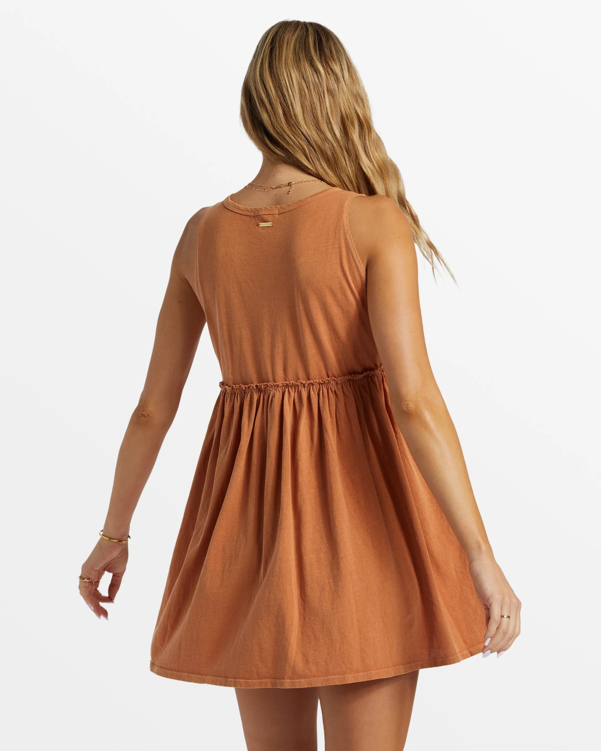 Seaside Tank Mini Dress - Toffee