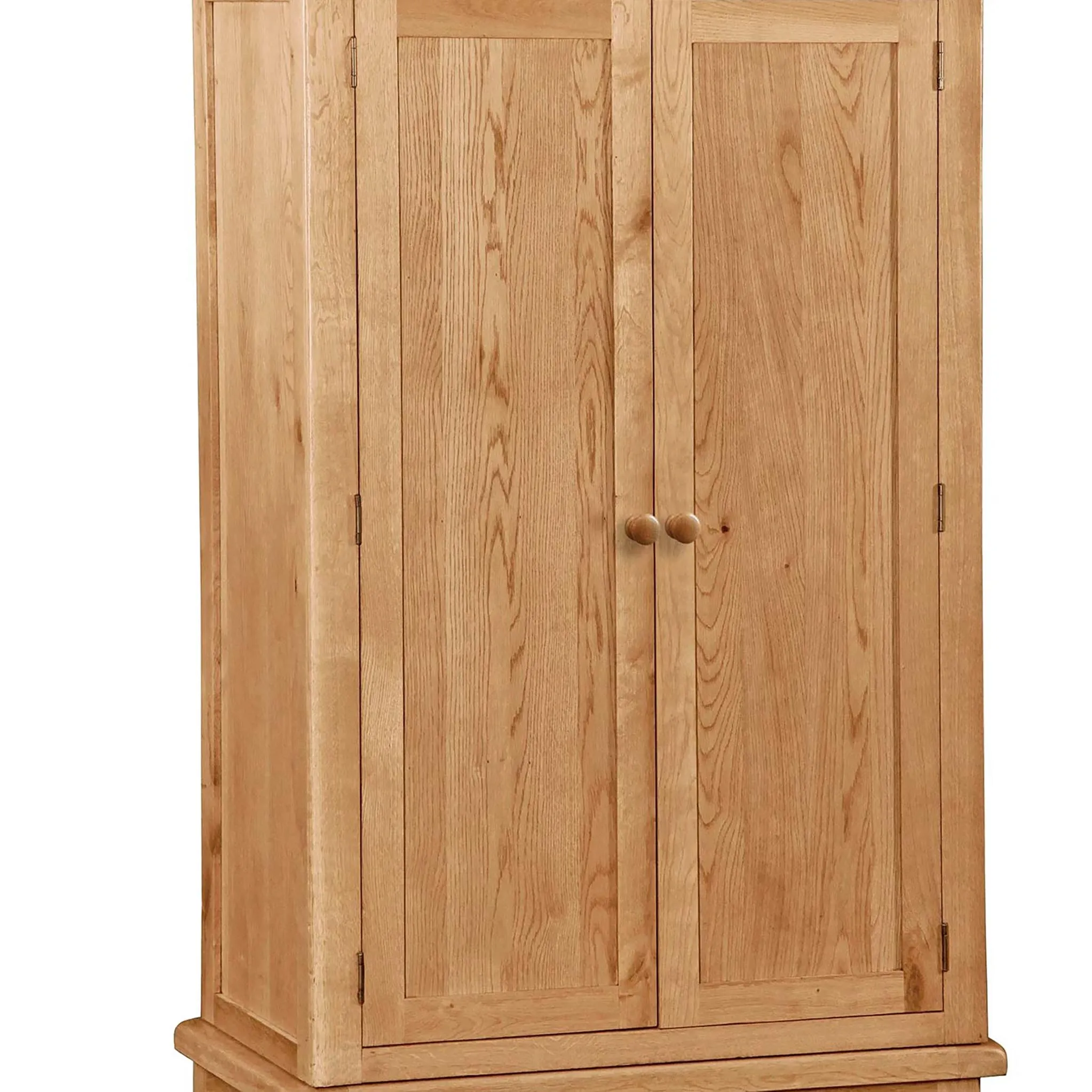 Sidmouth Oak Double Wardrobe With Drawer