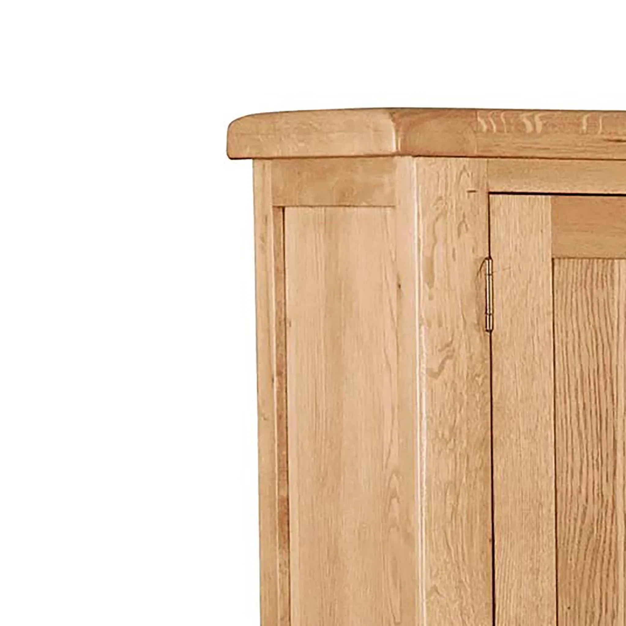 Sidmouth Oak Double Wardrobe With Drawer