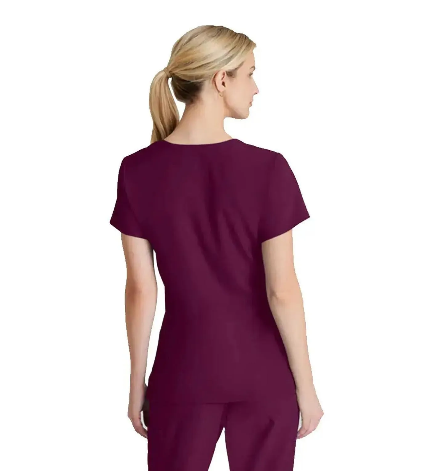 SKECHERS™ by Barco Reliance 3-Pocket Crossover V-Neck Scrub Top