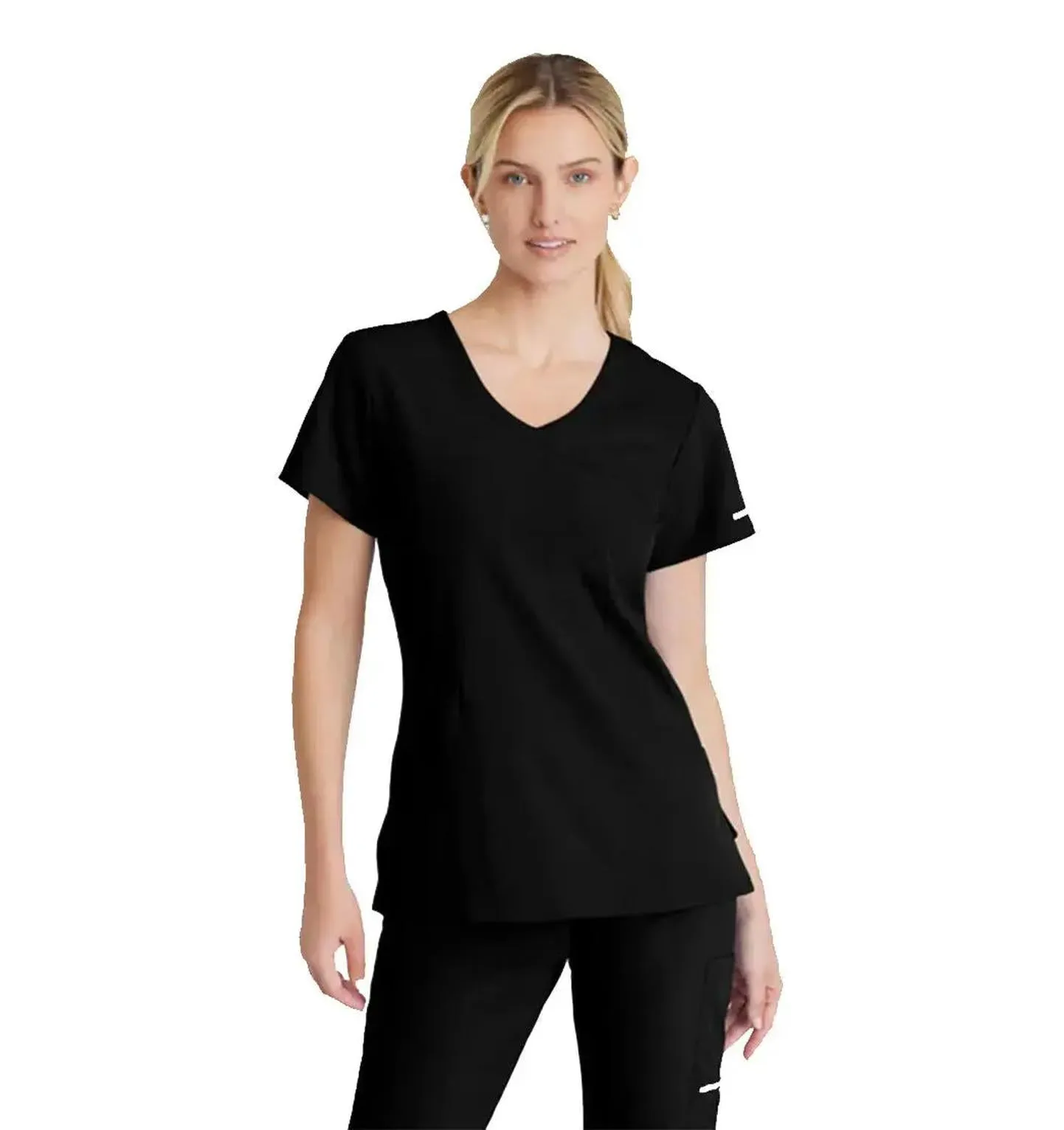 SKECHERS™ by Barco Reliance 3-Pocket Crossover V-Neck Scrub Top