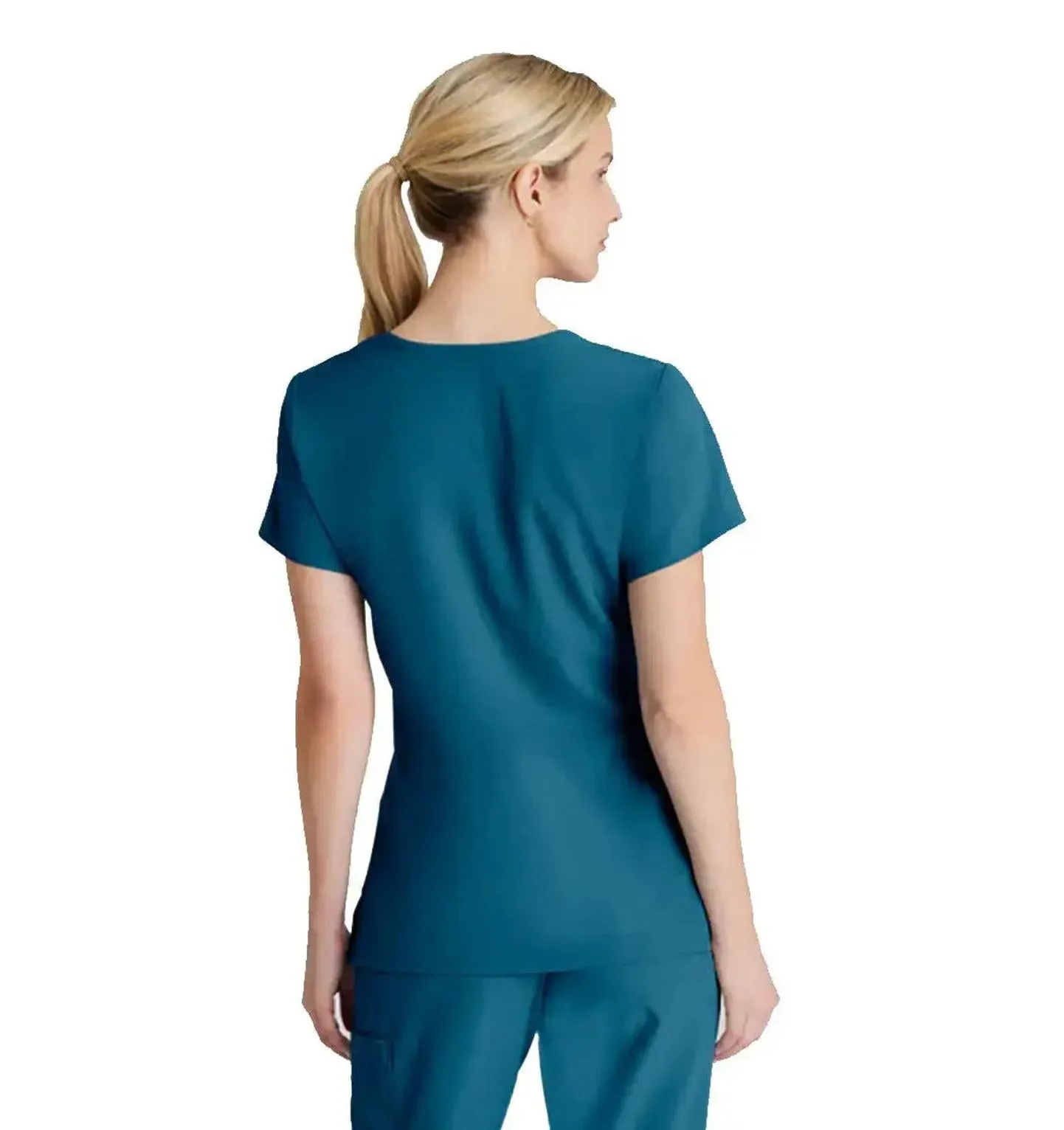 SKECHERS™ by Barco Reliance 3-Pocket Crossover V-Neck Scrub Top