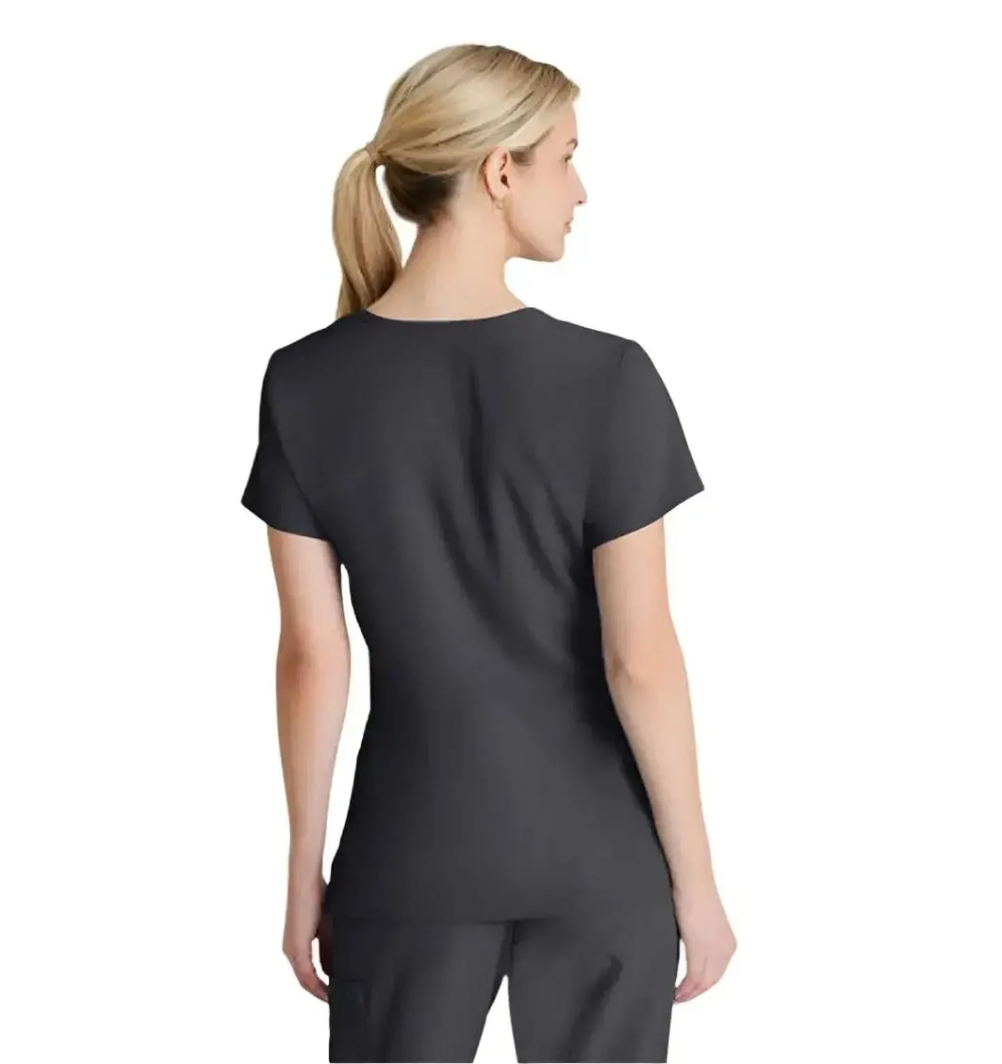 SKECHERS™ by Barco Reliance 3-Pocket Crossover V-Neck Scrub Top