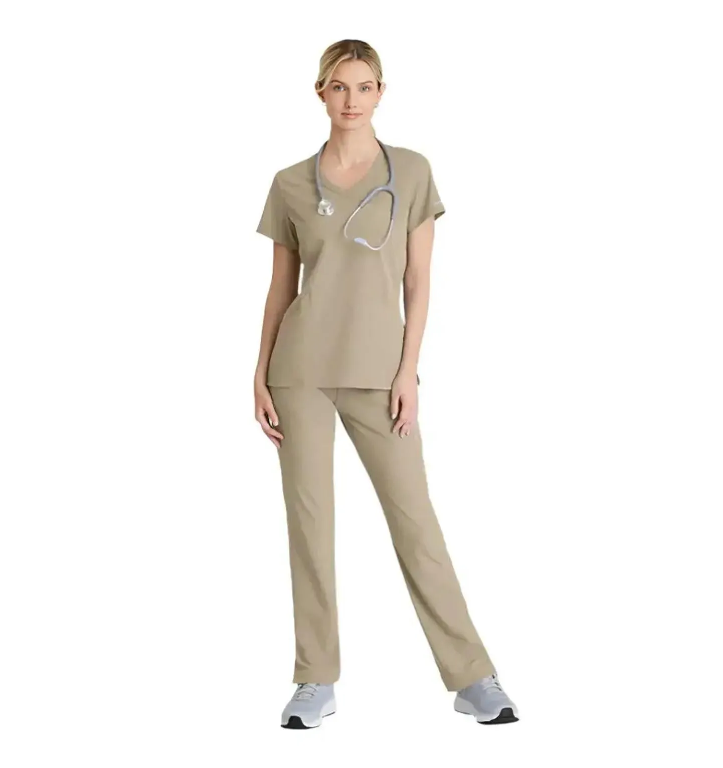 SKECHERS™ by Barco Reliance 3-Pocket Crossover V-Neck Scrub Top