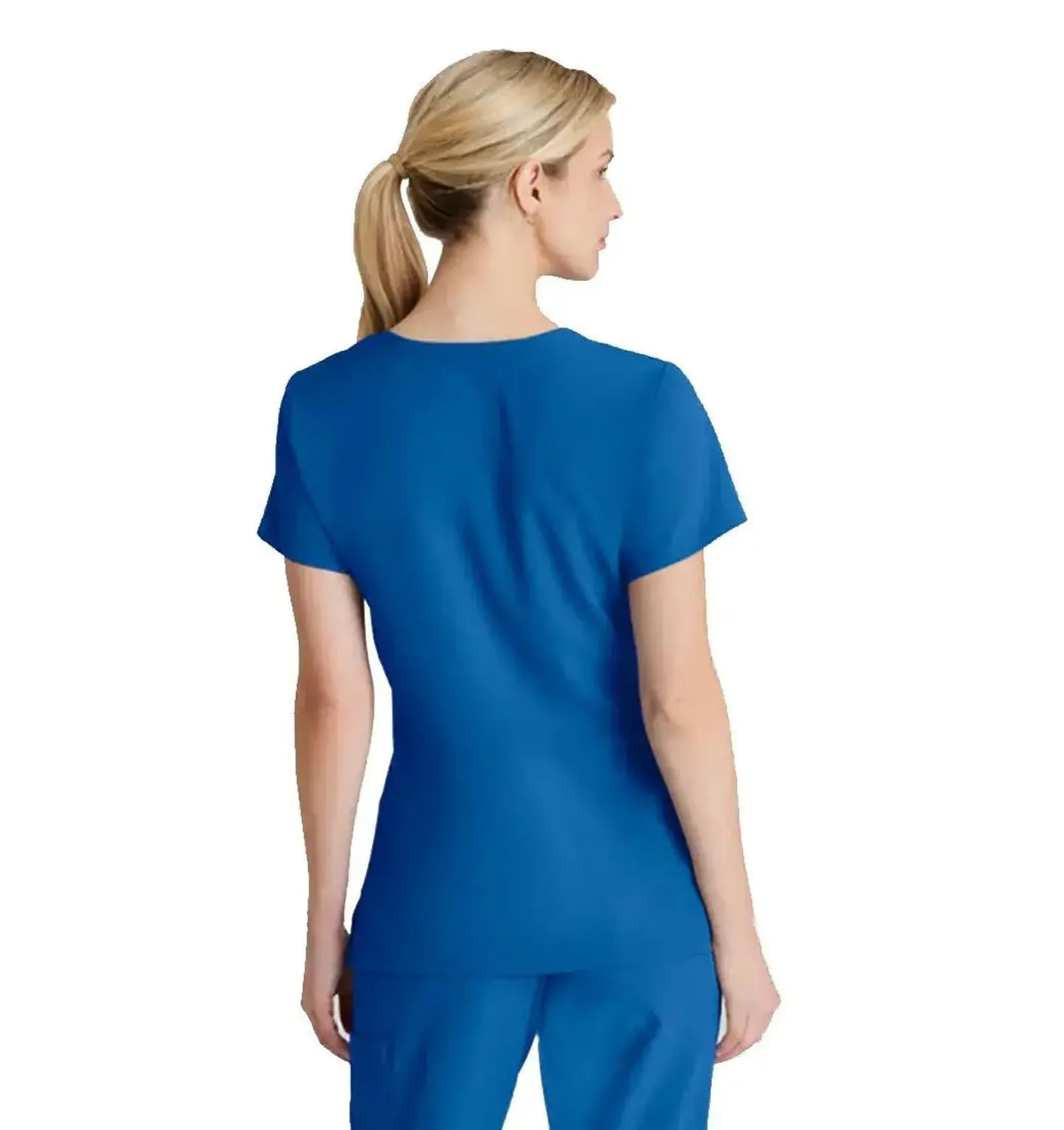 SKECHERS™ by Barco Reliance 3-Pocket Crossover V-Neck Scrub Top
