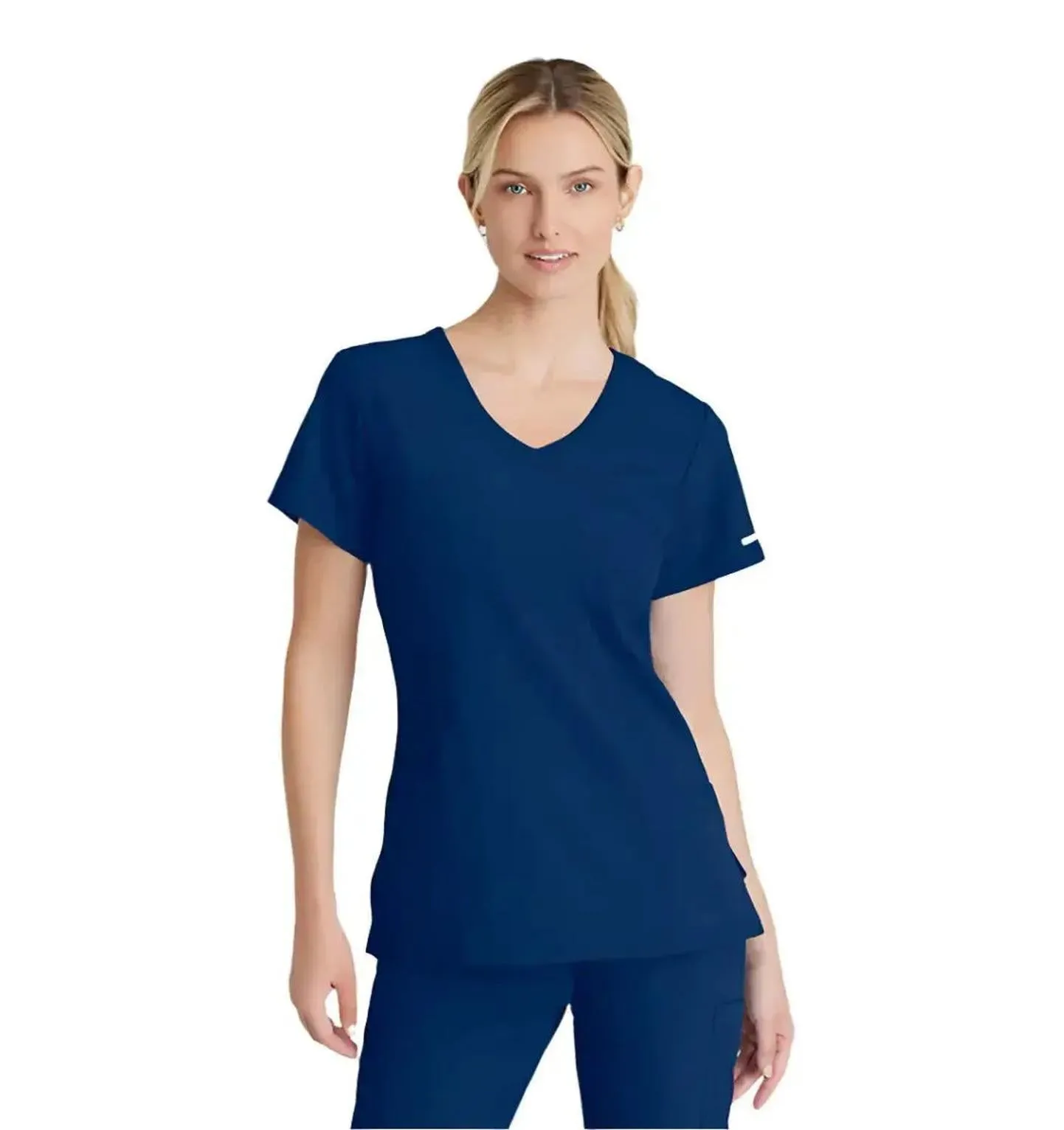 SKECHERS™ by Barco Reliance 3-Pocket Crossover V-Neck Scrub Top