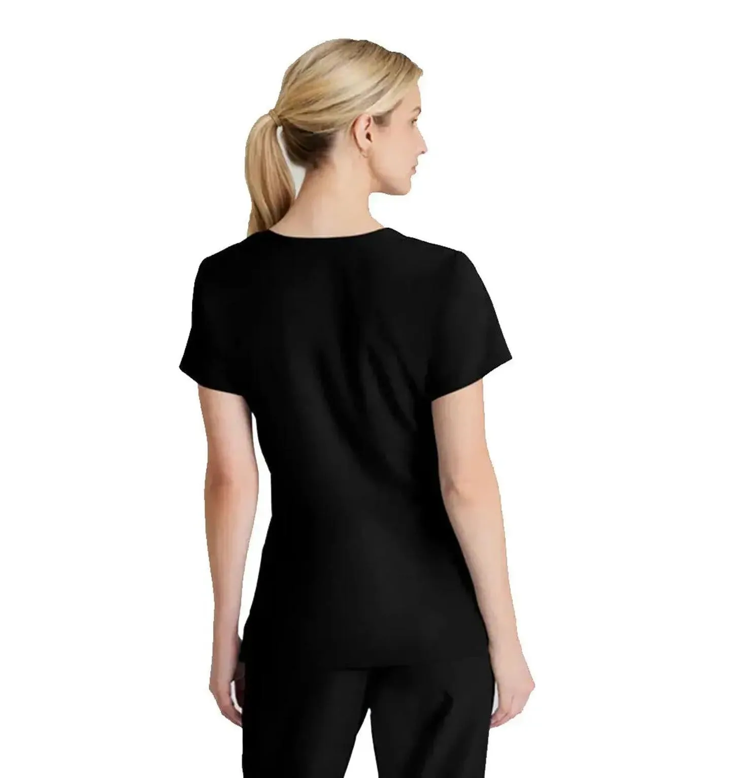 SKECHERS™ by Barco Reliance 3-Pocket Crossover V-Neck Scrub Top