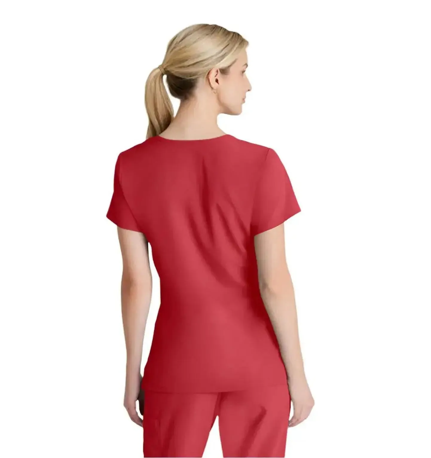 SKECHERS™ by Barco Reliance 3-Pocket Crossover V-Neck Scrub Top