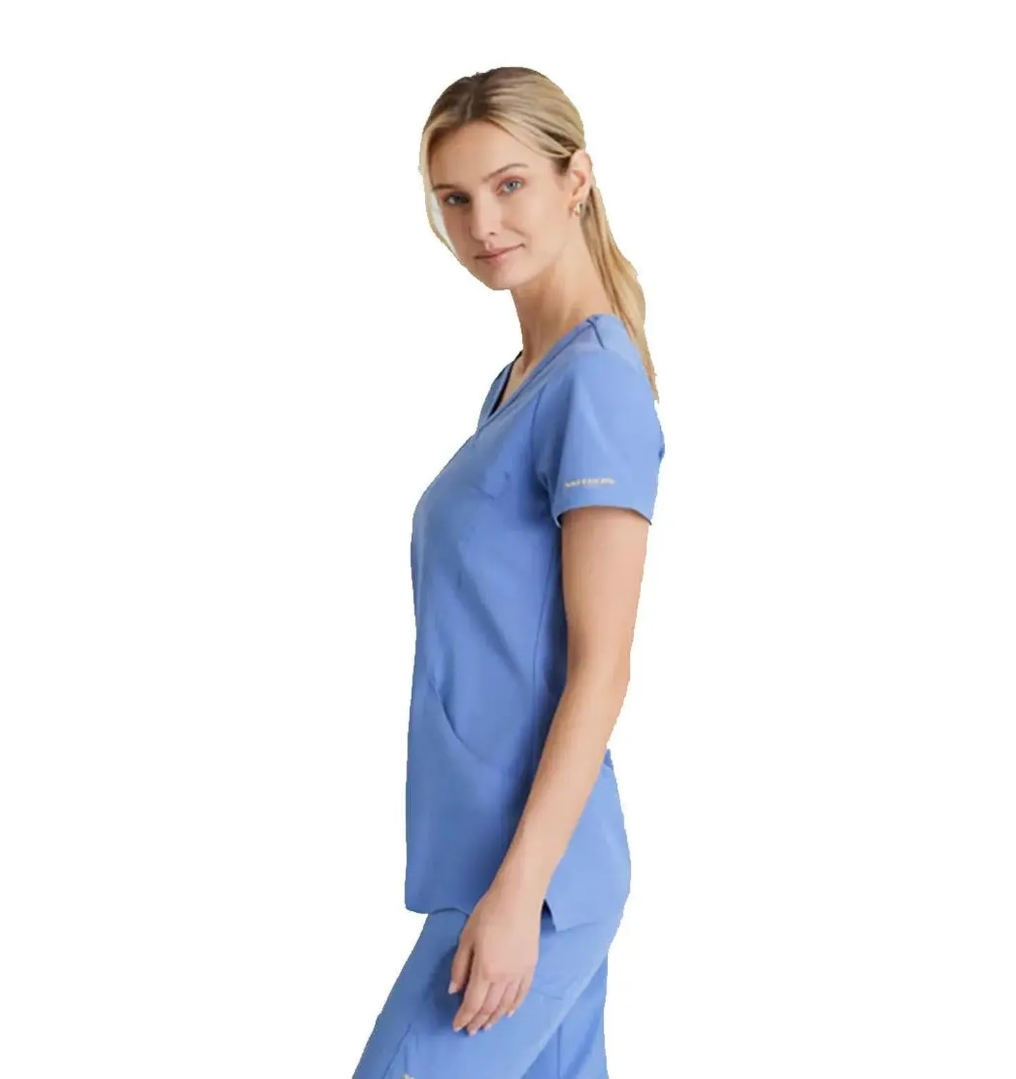 SKECHERS™ by Barco Reliance 3-Pocket Crossover V-Neck Scrub Top