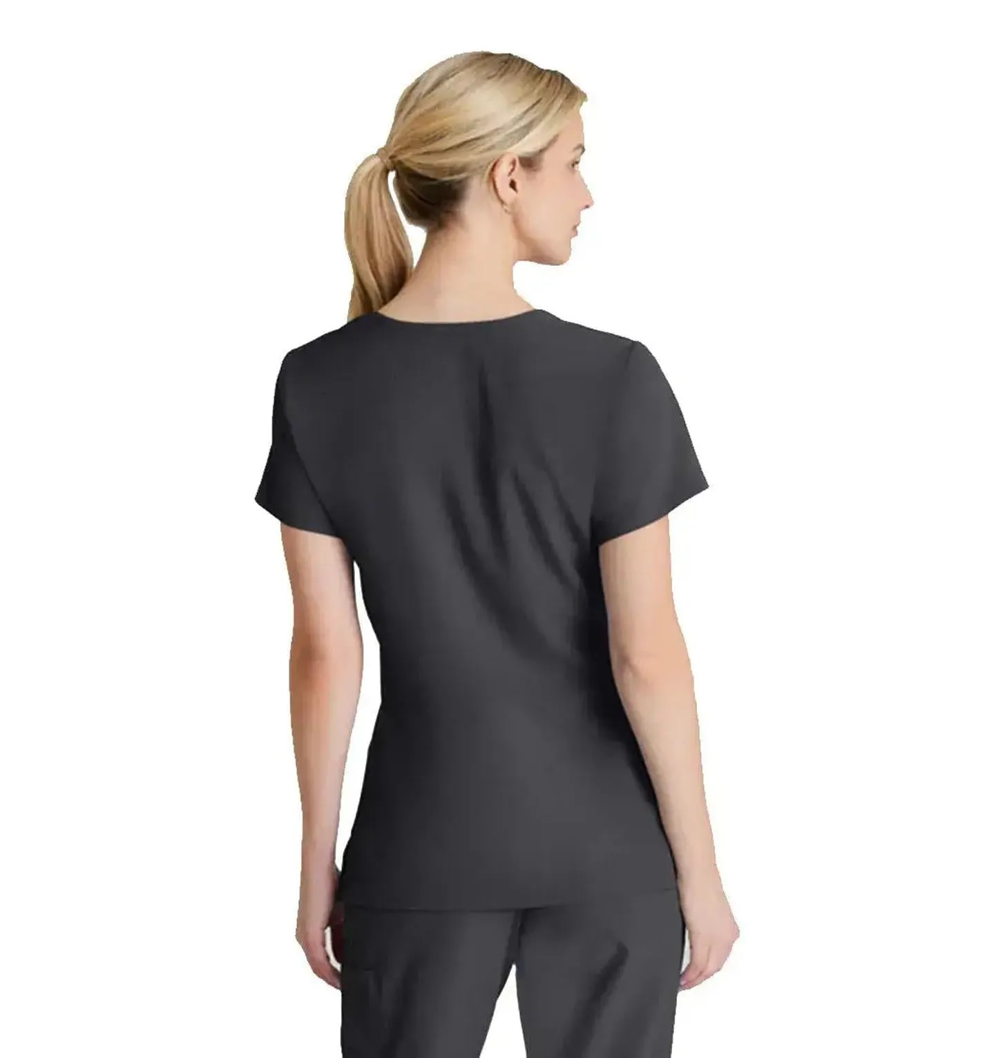 SKECHERS™ by Barco Reliance 3-Pocket Crossover V-Neck Scrub Top