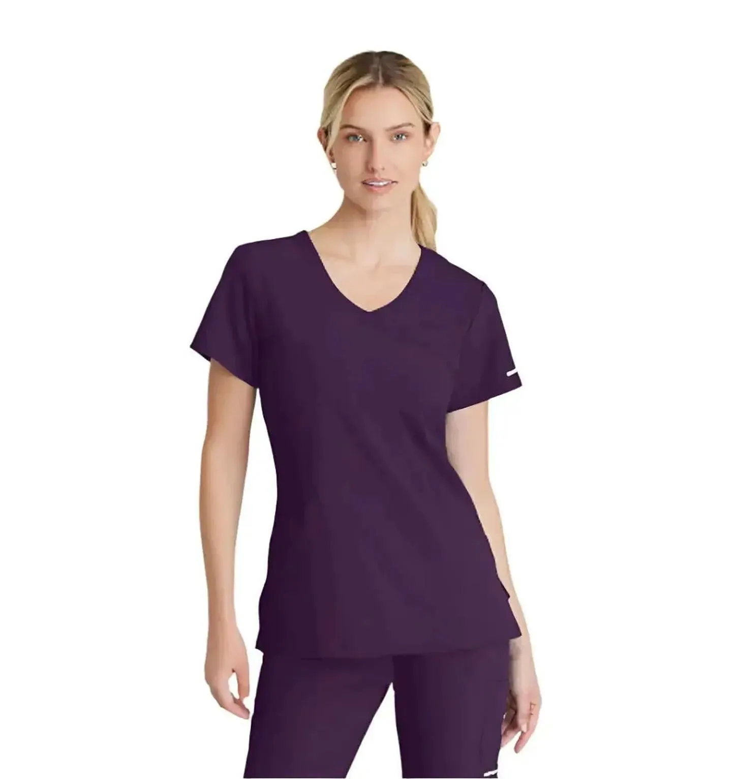 SKECHERS™ by Barco Reliance 3-Pocket Crossover V-Neck Scrub Top