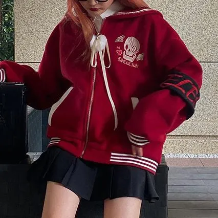 Skeleton Sailor School Sweater SD00291