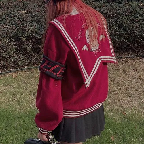 Skeleton Sailor School Sweater SD00291