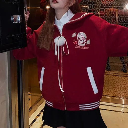 Skeleton Sailor School Sweater SD00291