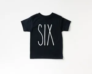 Skinny Six Birthday Shirt - Kids Tee