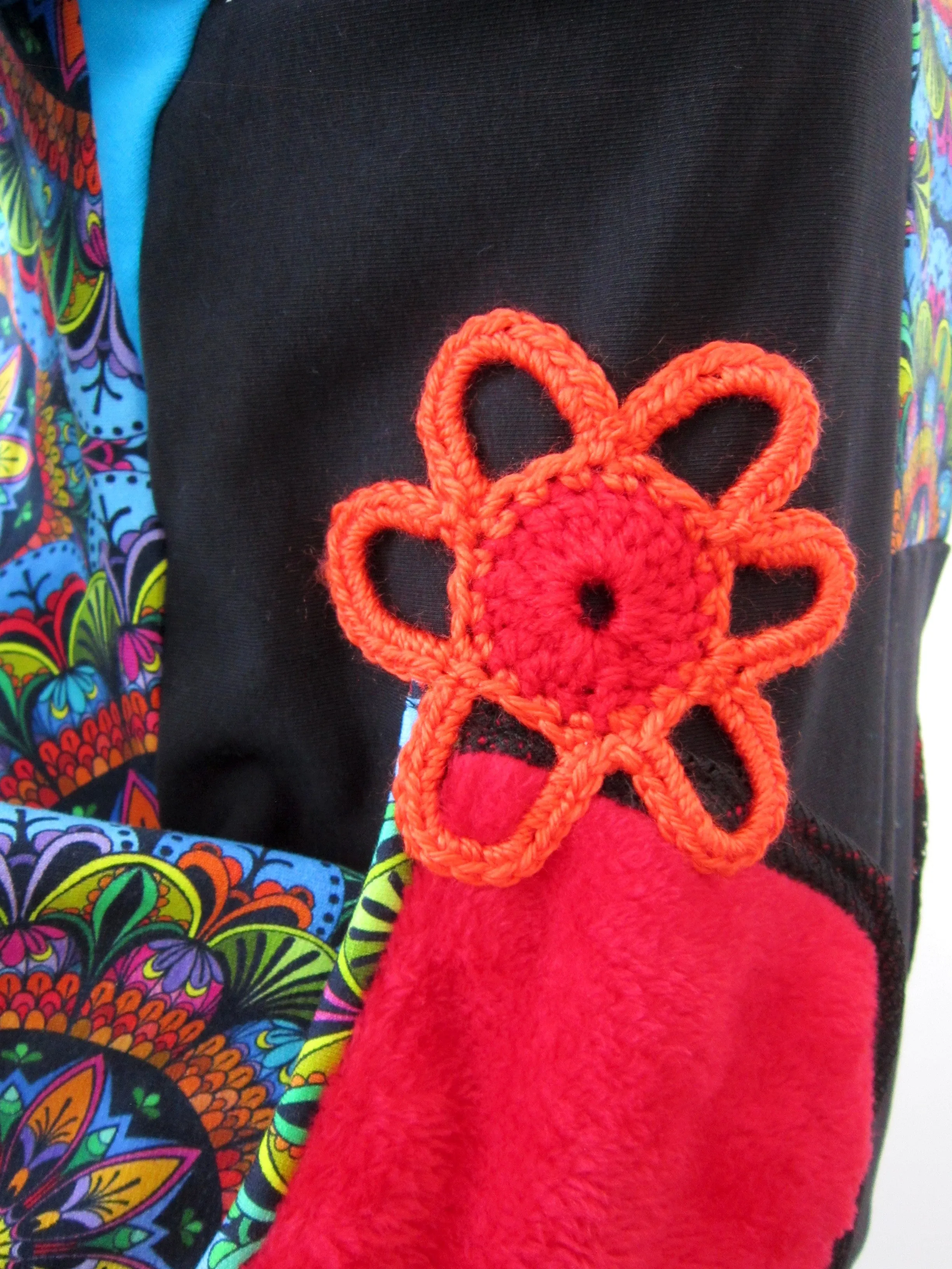 S/M Turquoise Sweatshirt for Women,Patchwork Sweatshirt for Women