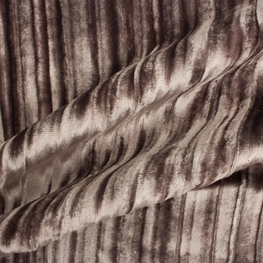 Soft Taupe Crushed Velvet