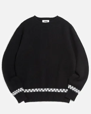 Suedehead Checker Knit BLACK