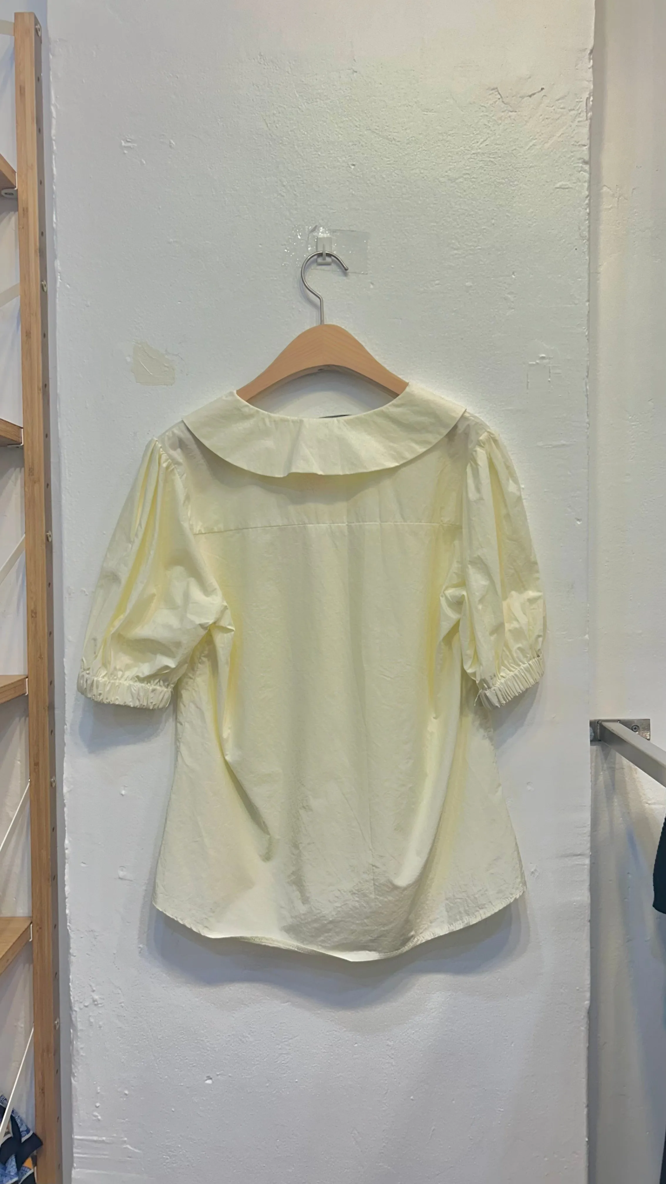 Summer white blouse shirt