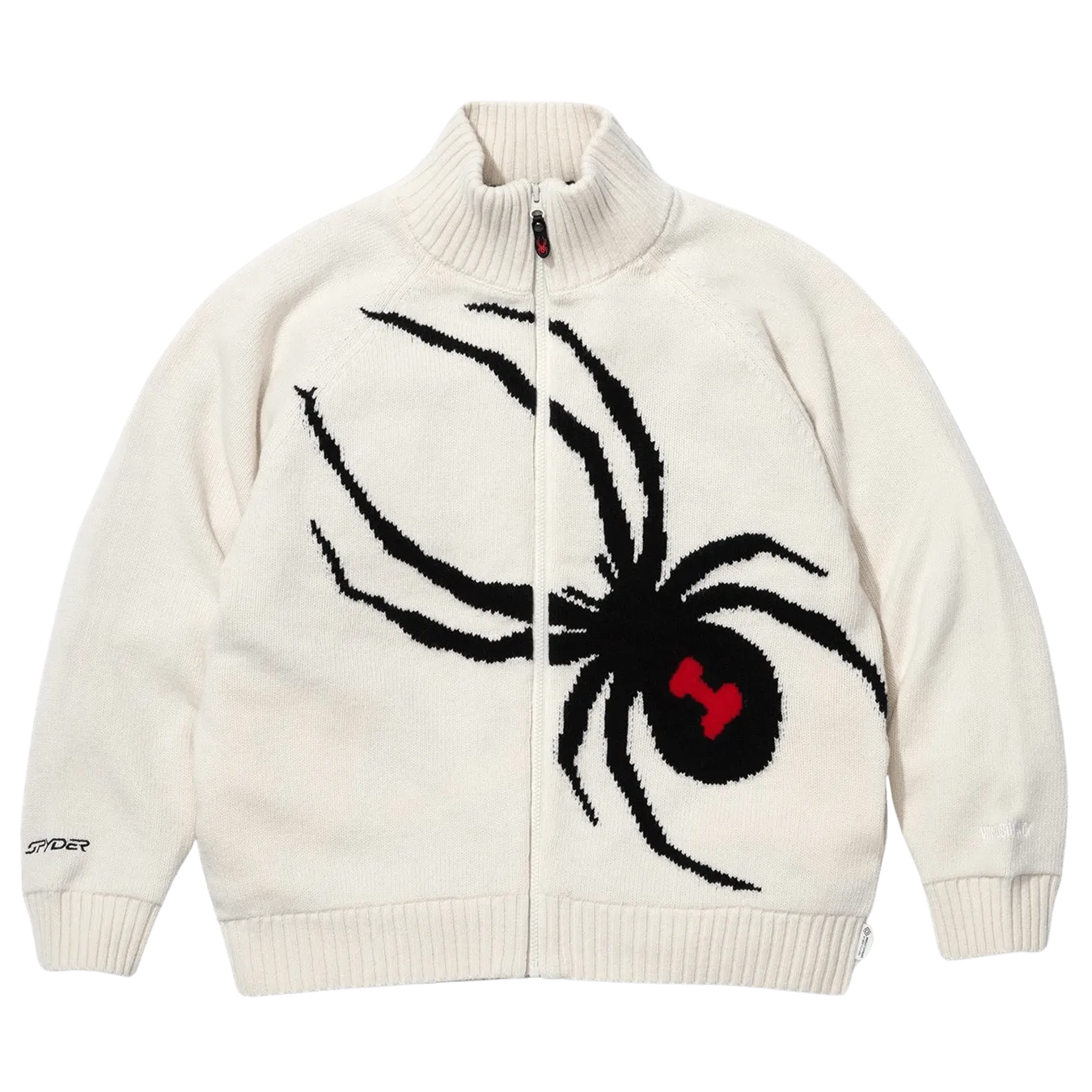 Supreme x Spyder Windstopper Zip Up Sweater 'White'