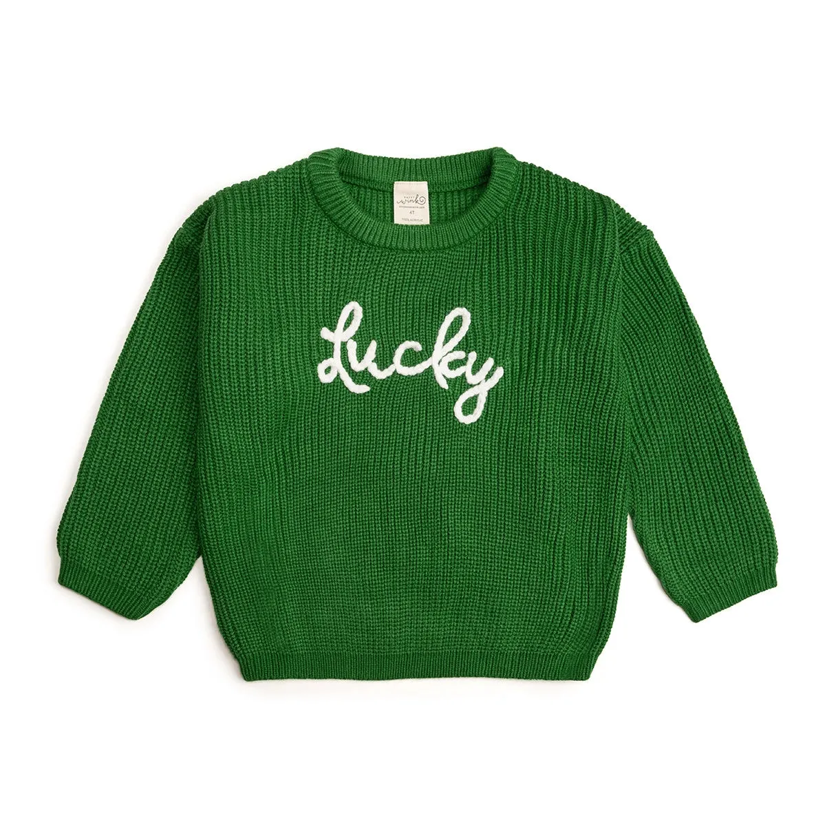 Sweet Wink Green Lucky St. Patrick's Day Knit Sweater