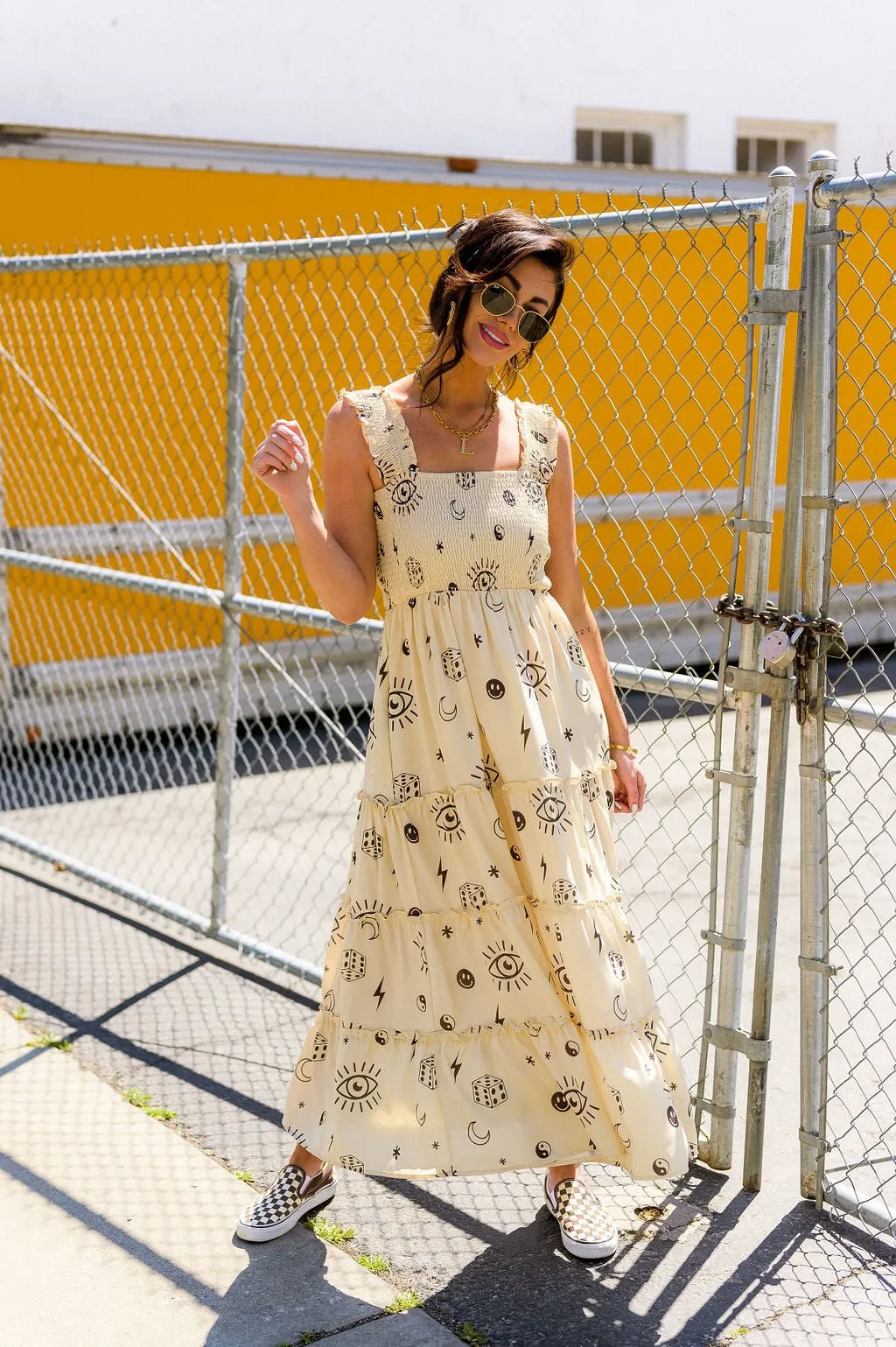 This is Your Sign Smocked Tank Dress