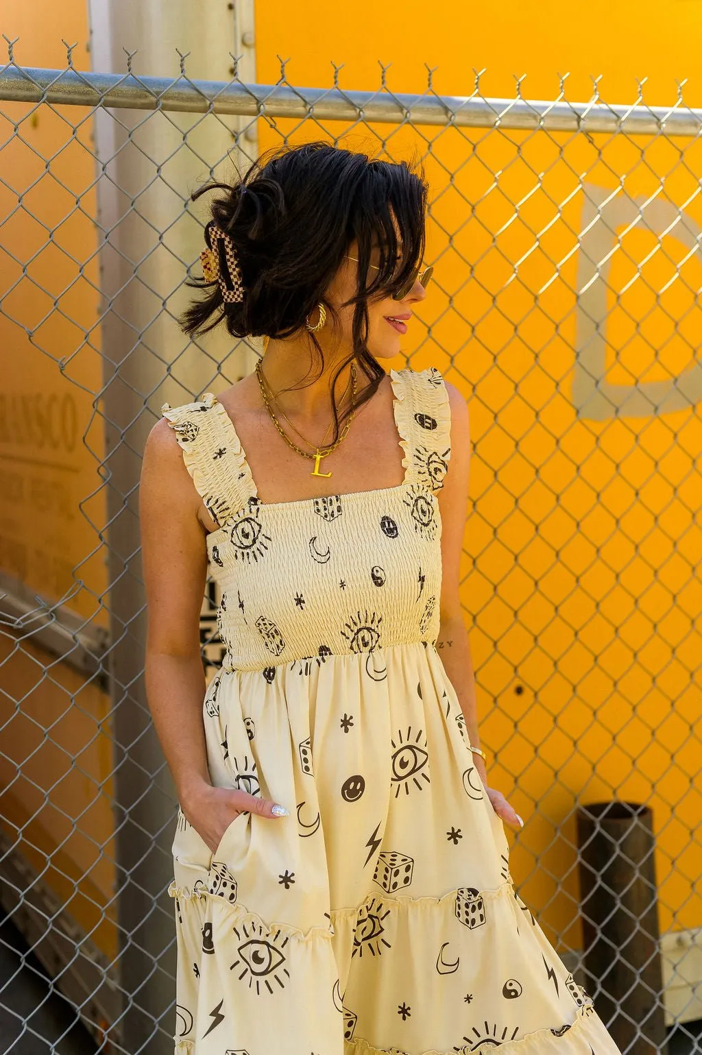 This is Your Sign Smocked Tank Dress