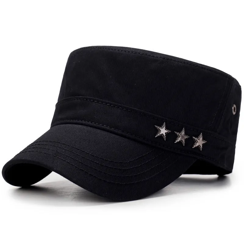 Three Star Military Cap