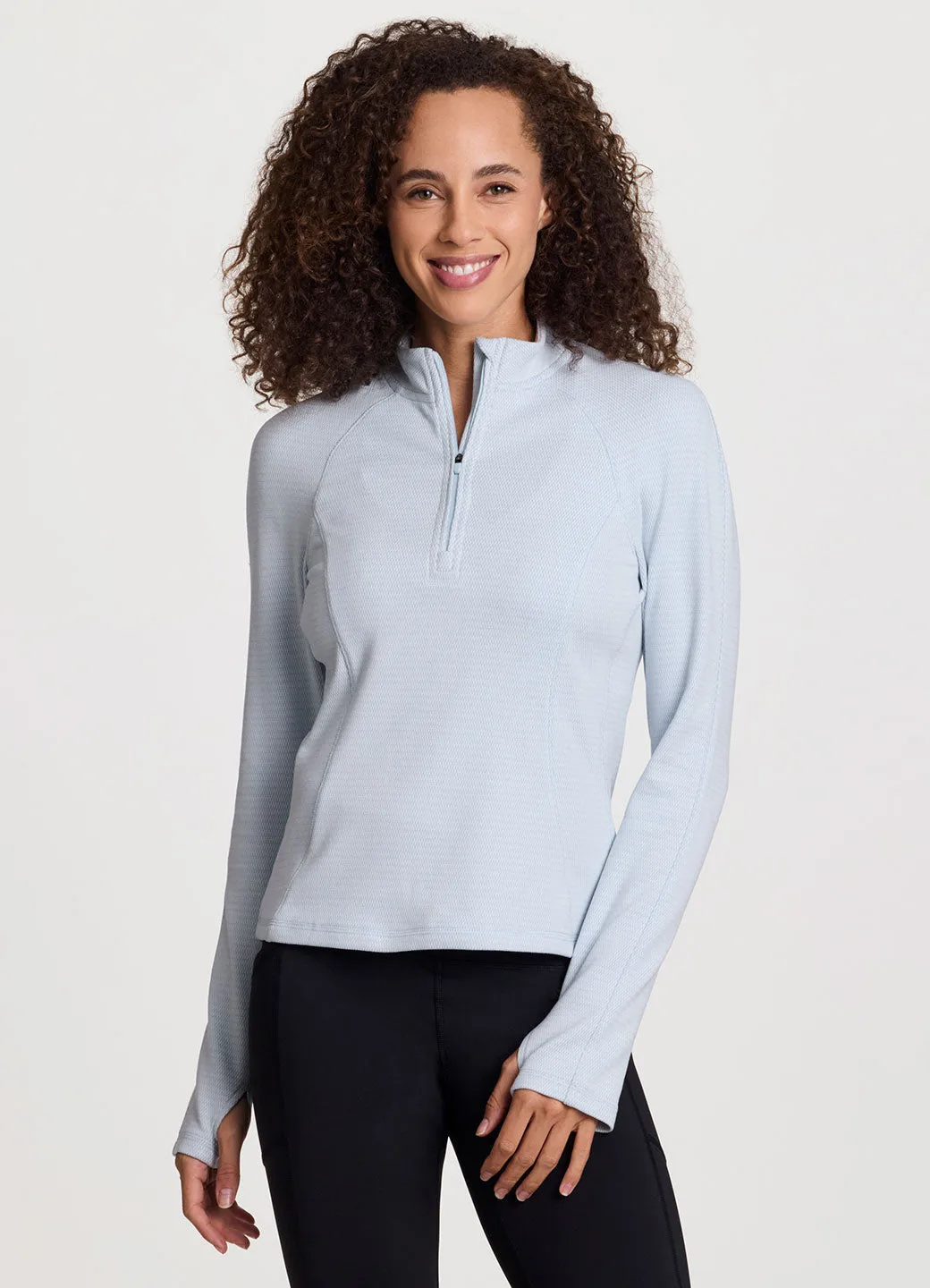 Trek It 1/4 Zip Long Sleeve Top