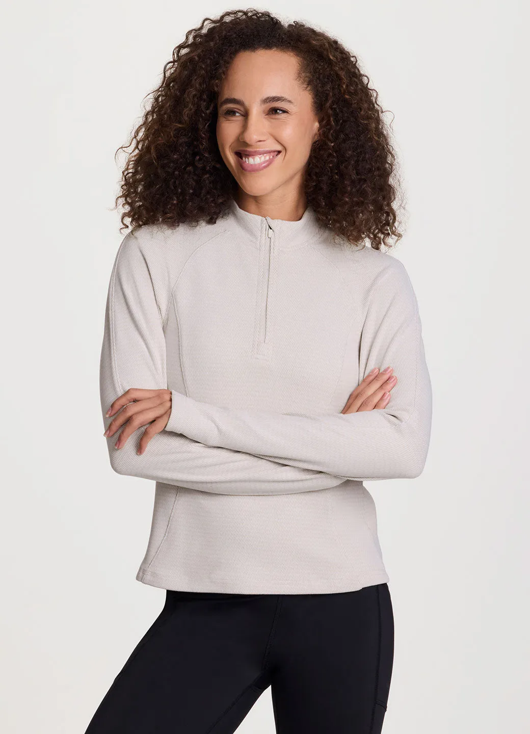Trek It 1/4 Zip Long Sleeve Top