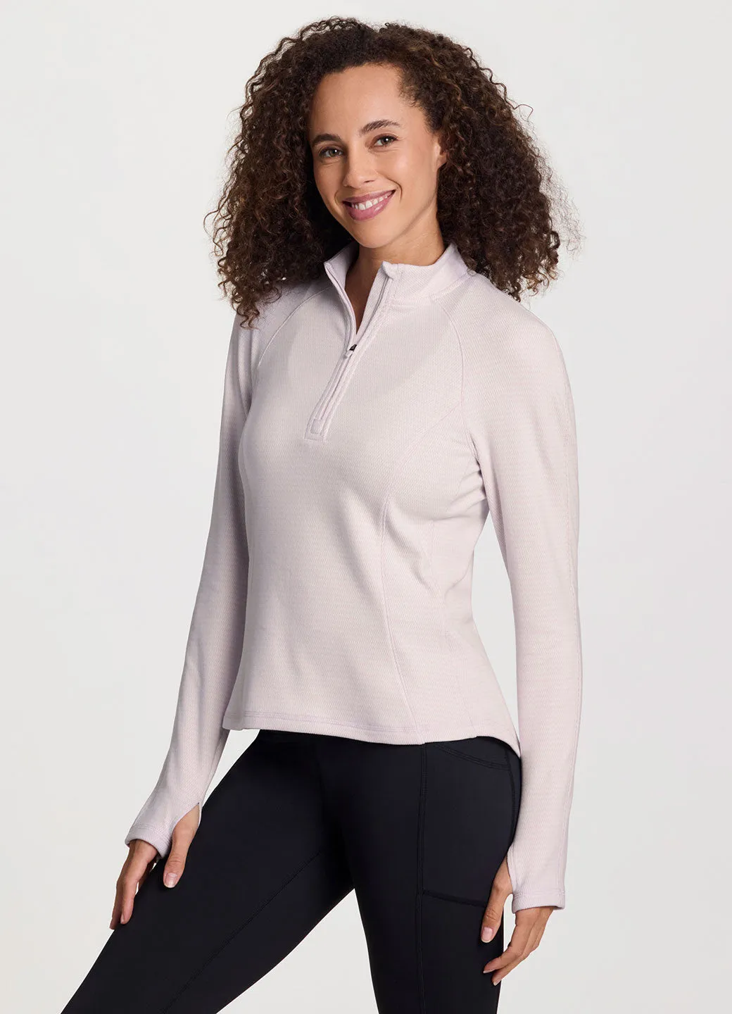 Trek It 1/4 Zip Long Sleeve Top