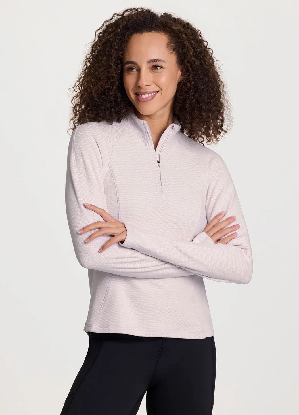 Trek It 1/4 Zip Long Sleeve Top
