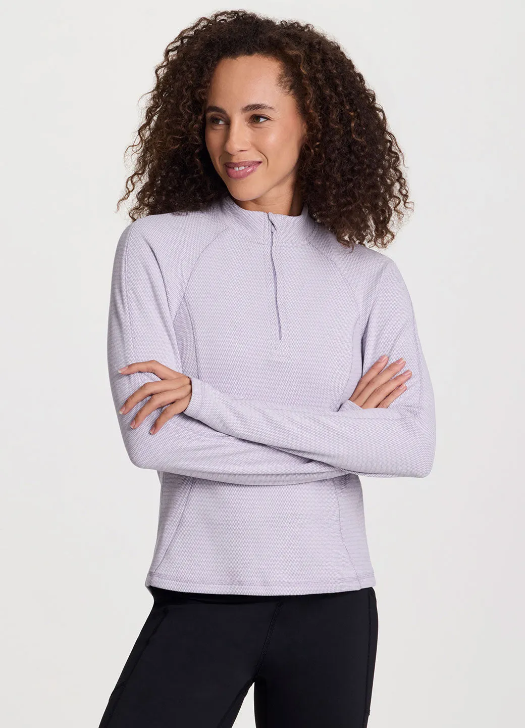 Trek It 1/4 Zip Long Sleeve Top