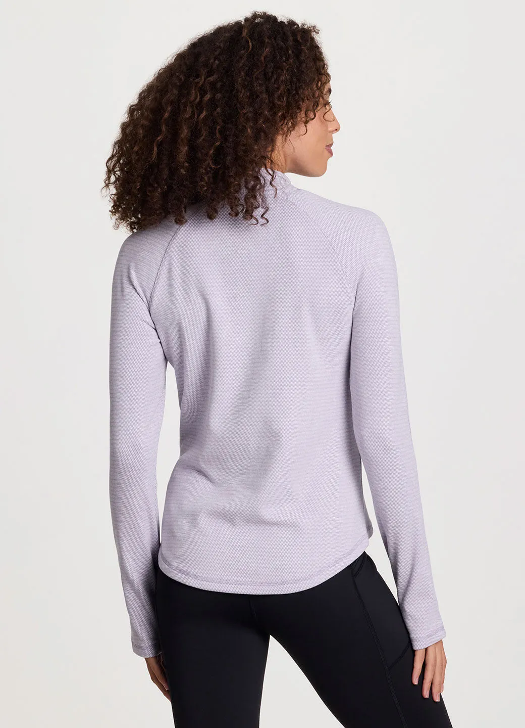 Trek It 1/4 Zip Long Sleeve Top