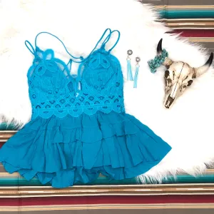 Turquoise Bralette Top