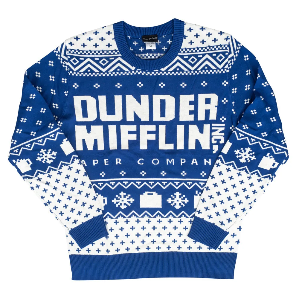 Ugly Christmas Sweater JulesRoche Dunder Mifflin Soft Pullover