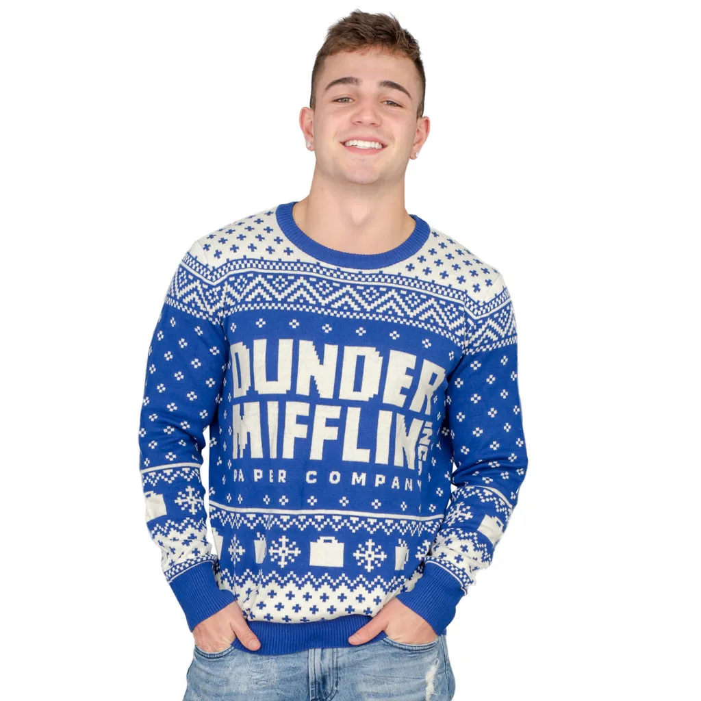 Ugly Christmas Sweater JulesRoche Dunder Mifflin Soft Pullover