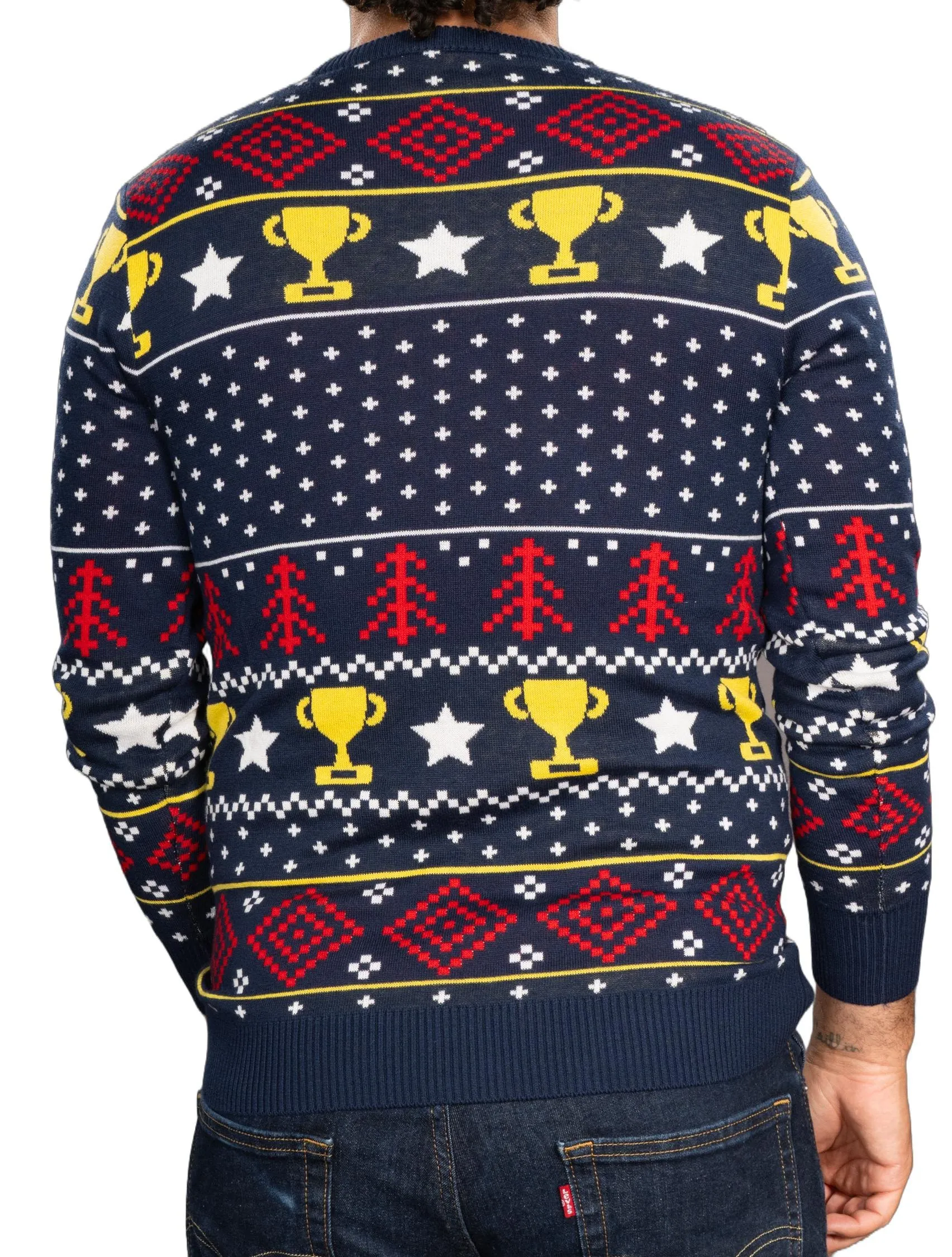 Ugly Christmas Sweater JulesRoche Funny 'Trophy Husband' Design