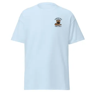 Unisex Fall Embroidered T-Shirt – "Pumpkin Spice Vibes" – Fun Fall Tee for Pumpkin Spice Lovers
