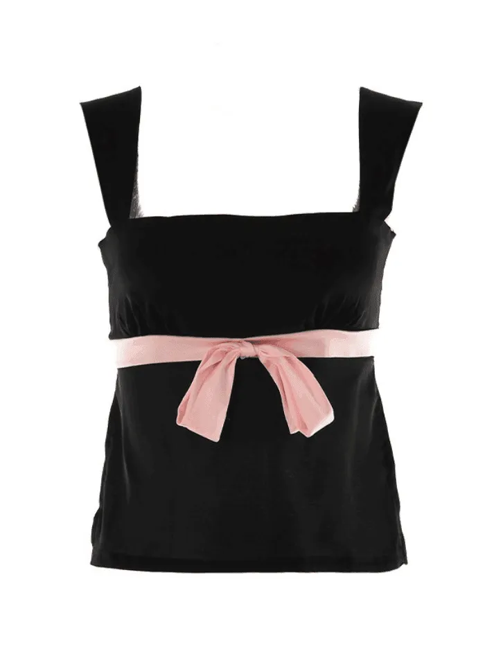 Uniwim Backless Lace Up Tank Top