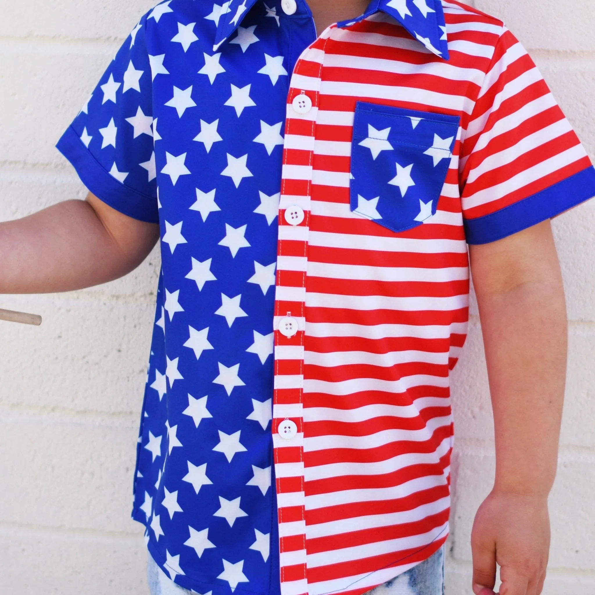 USA Collared Tee